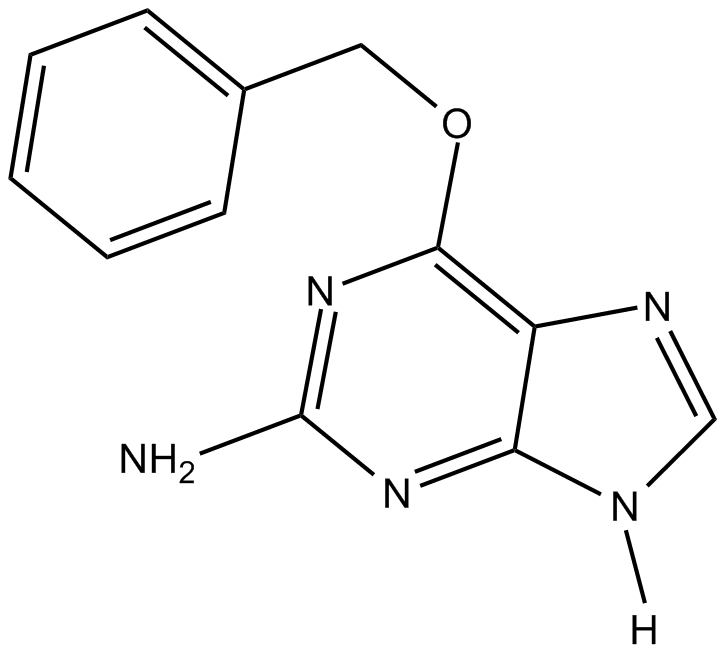 O6-Benzylguanine 化学構造
