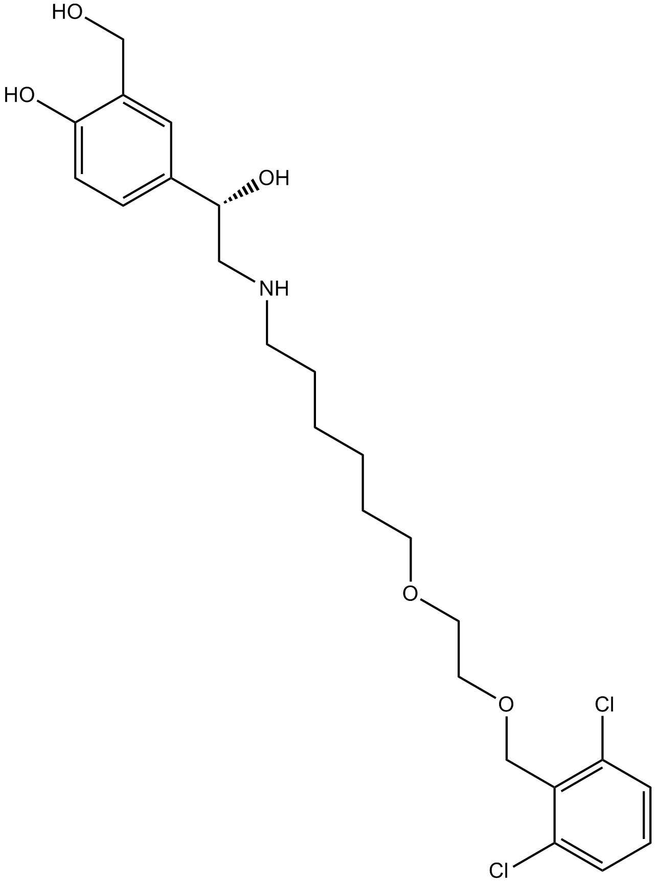 Vilanterol  Chemical Structure