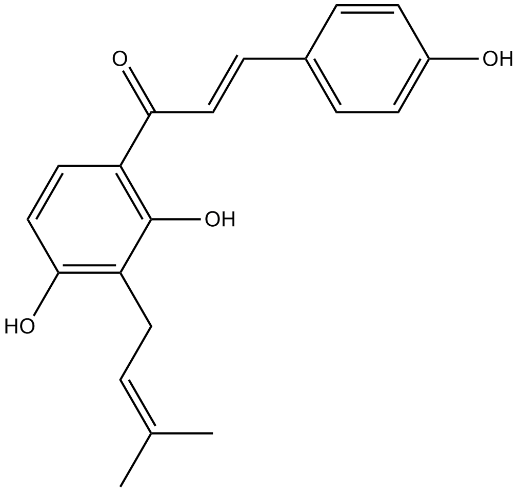 Isobavachalcone  Chemical Structure