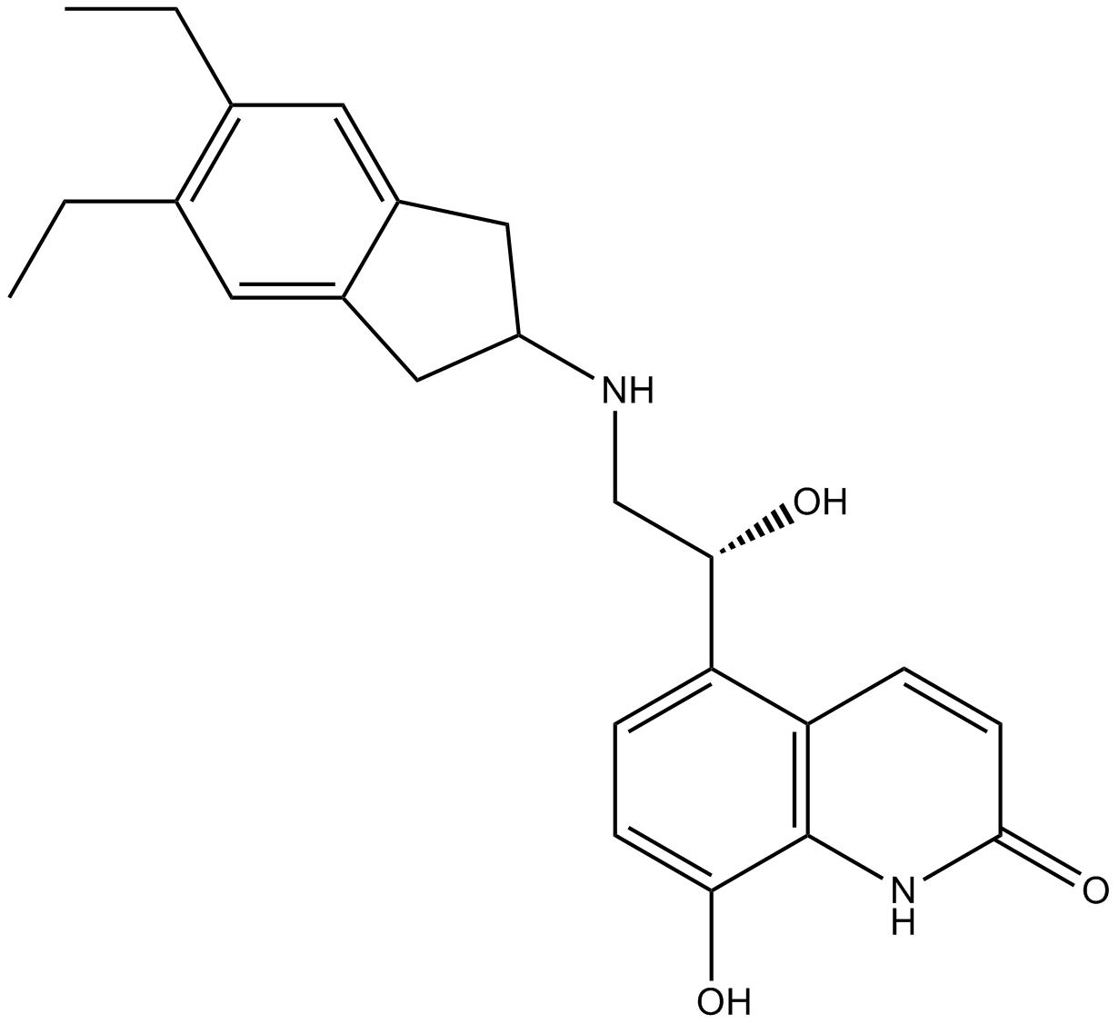 Indacaterol  Chemical Structure