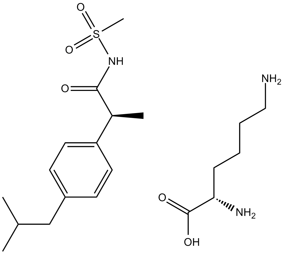 Reparixin L-lysine salt  Chemical Structure