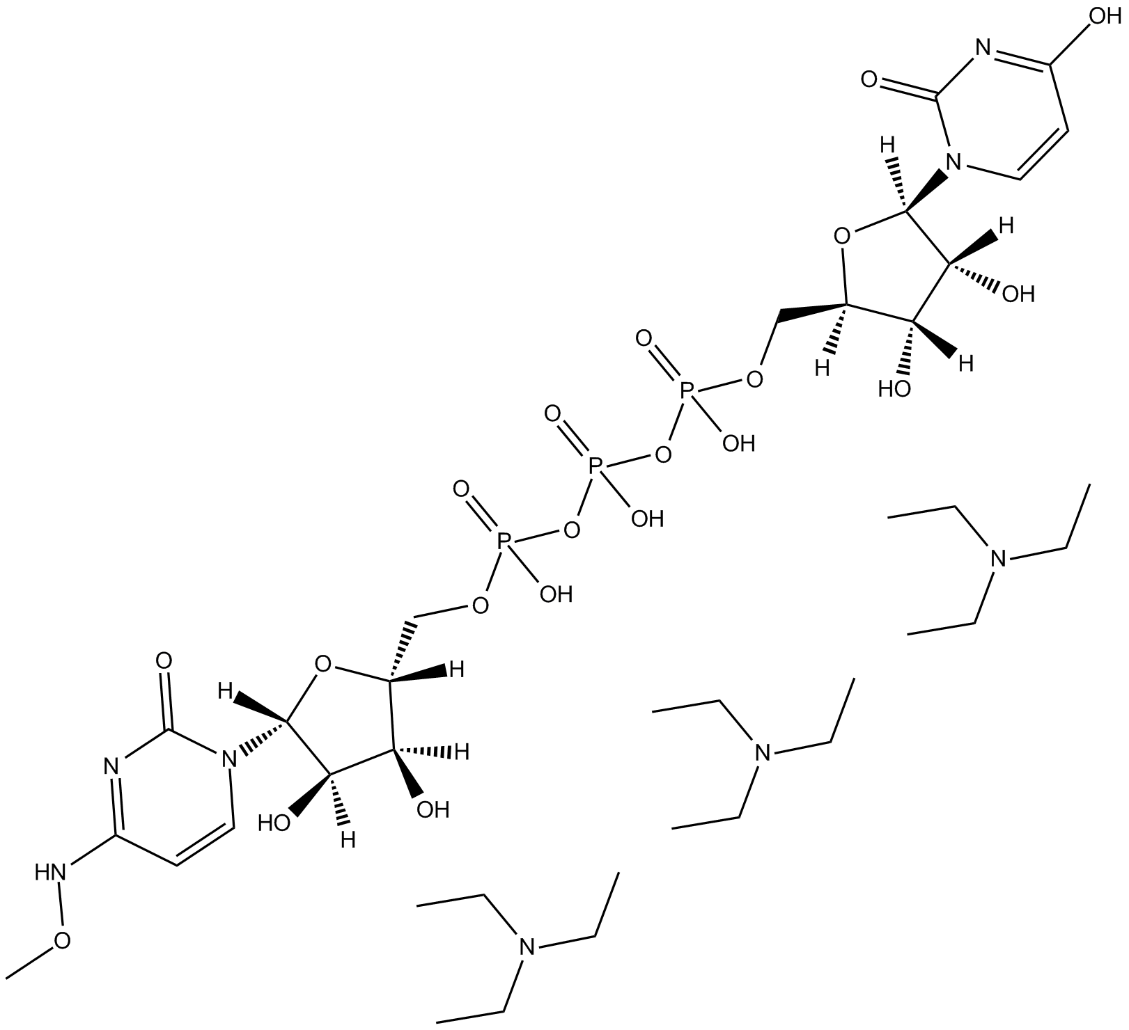 MRS 2957 triethylammonium salt Chemische Struktur