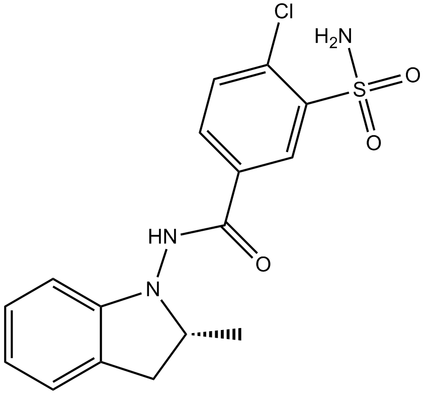 Indapamide Chemical Structure