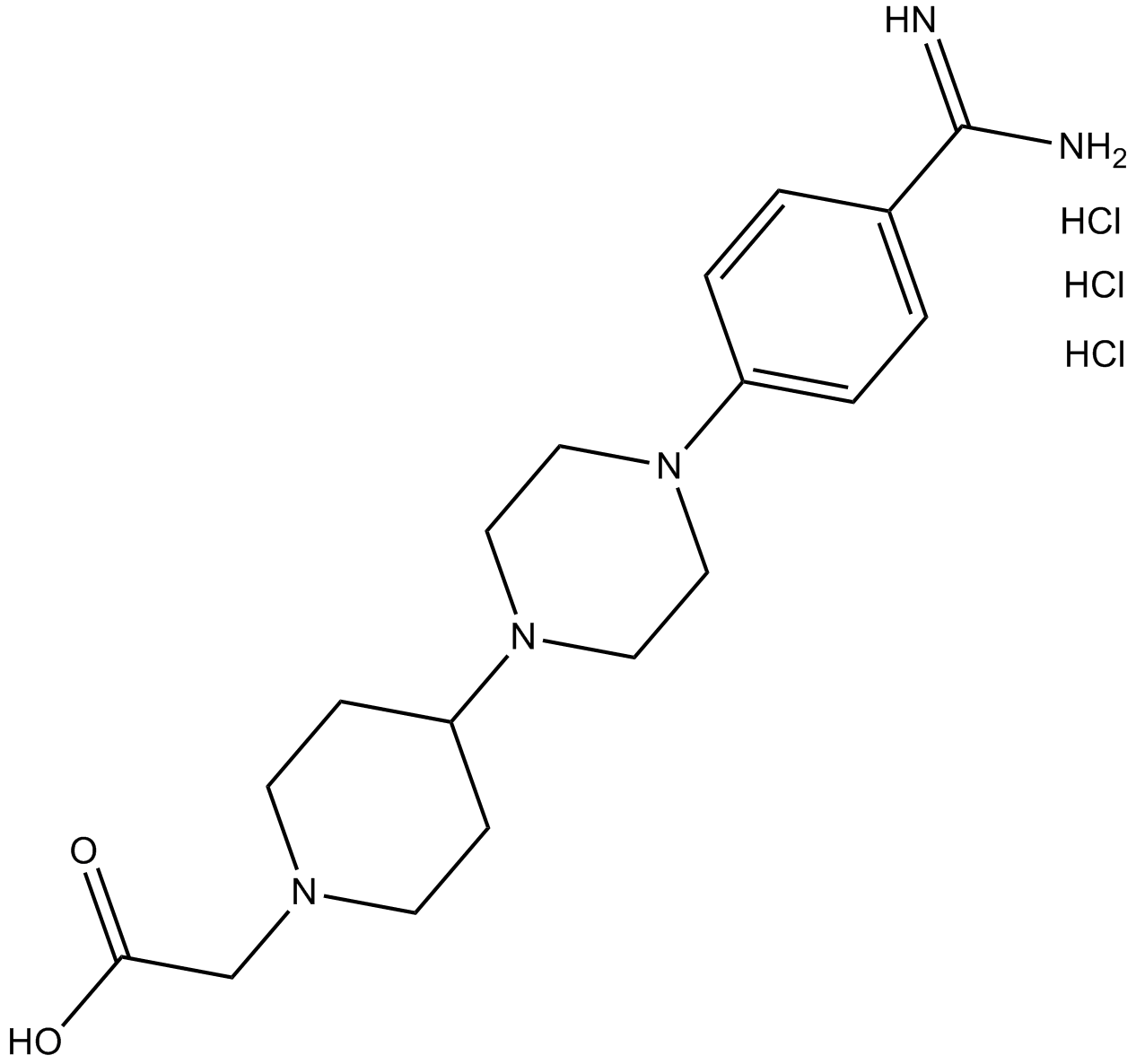 GR 144053 trihydrochloride 化学構造