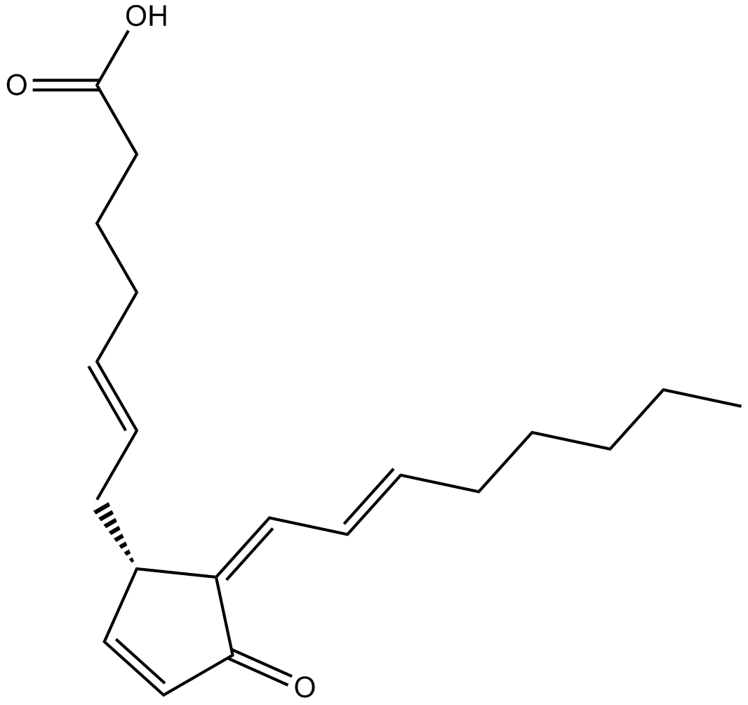 15-deoxy-Δ-12,14-Prostaglandin J2 Chemische Struktur