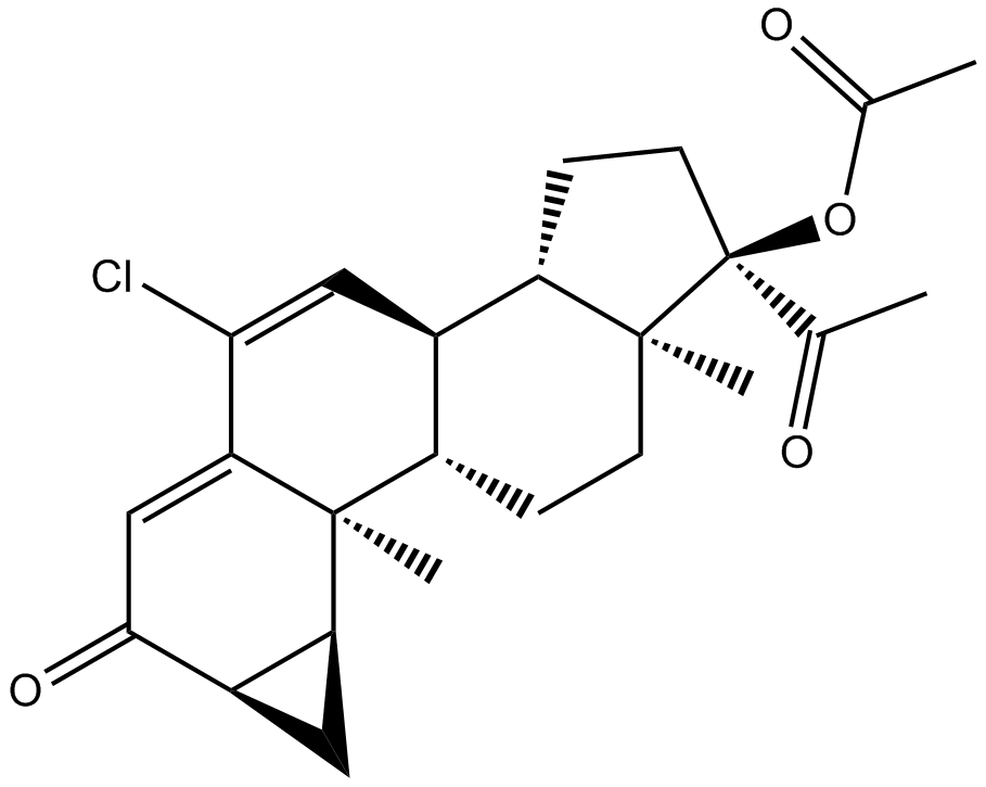 Cyproterone Acetate  Chemical Structure