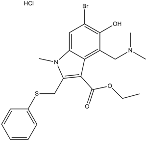 Arbidol HCl Chemische Struktur