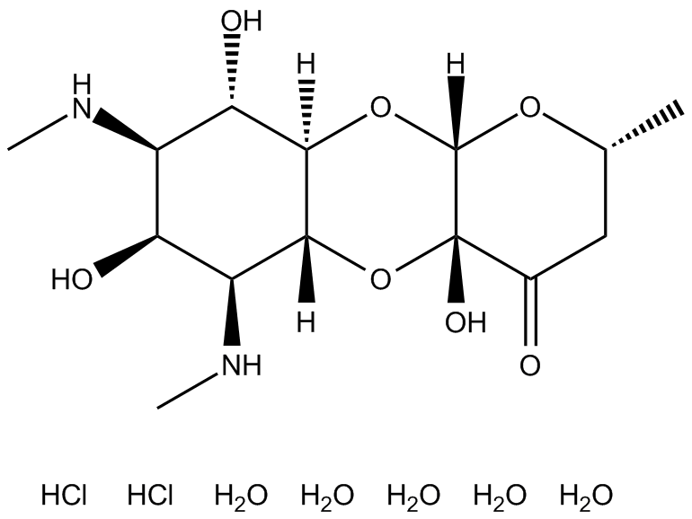 Spectinomycin (hydrochloride hydrate) 化学構造