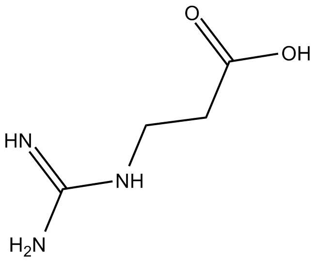 3-Guanidinopropionic Acid  Chemical Structure