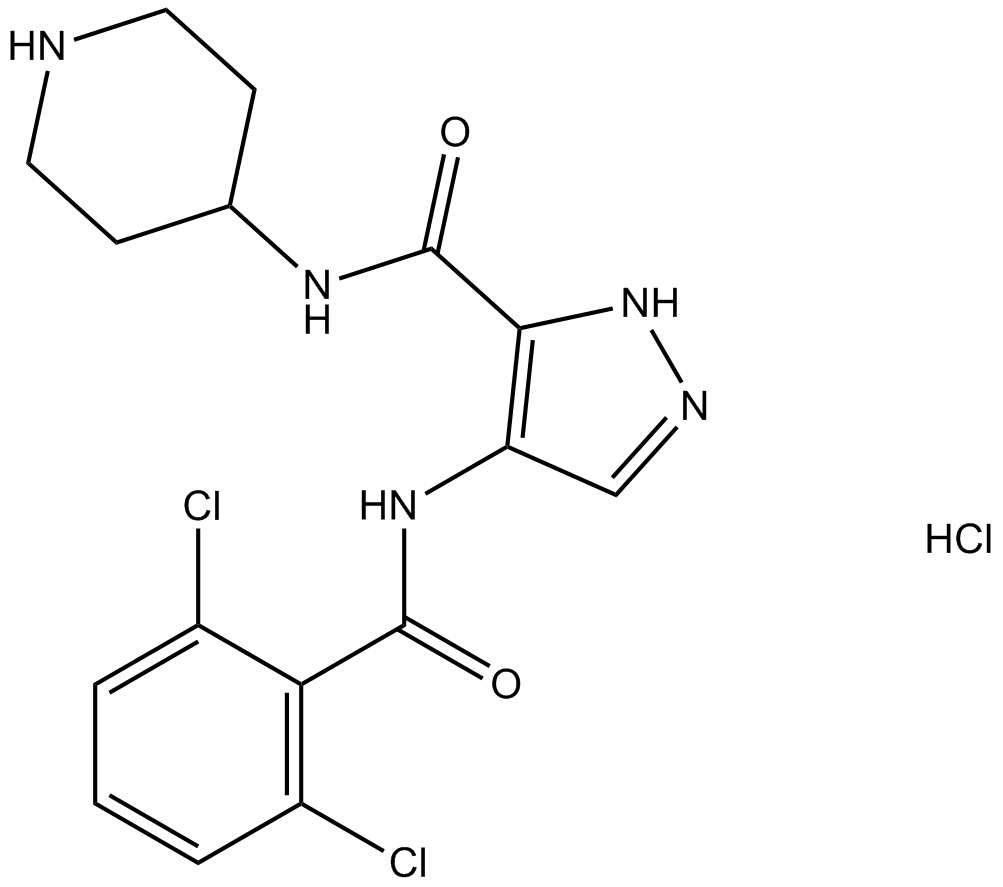 AT7519 Hydrochloride  Chemical Structure
