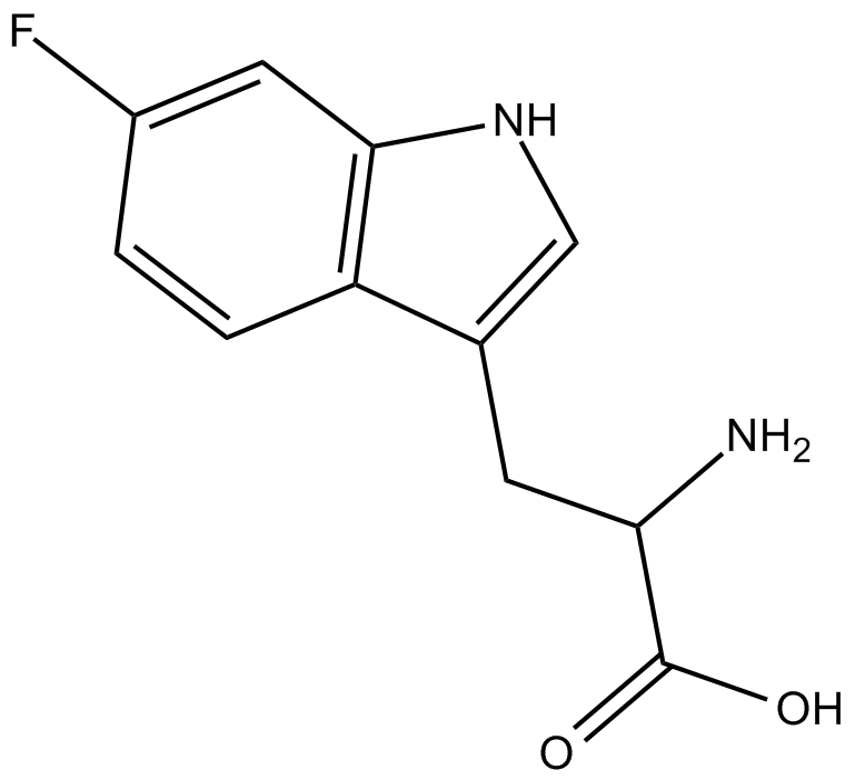 6-fluoro-DL-Tryptophan  Chemical Structure
