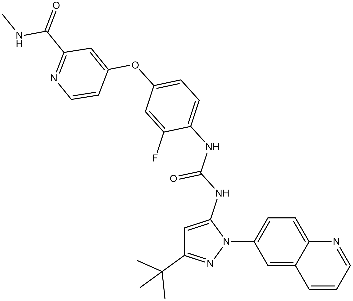 DCC-2036 (Rebastinib)  Chemical Structure