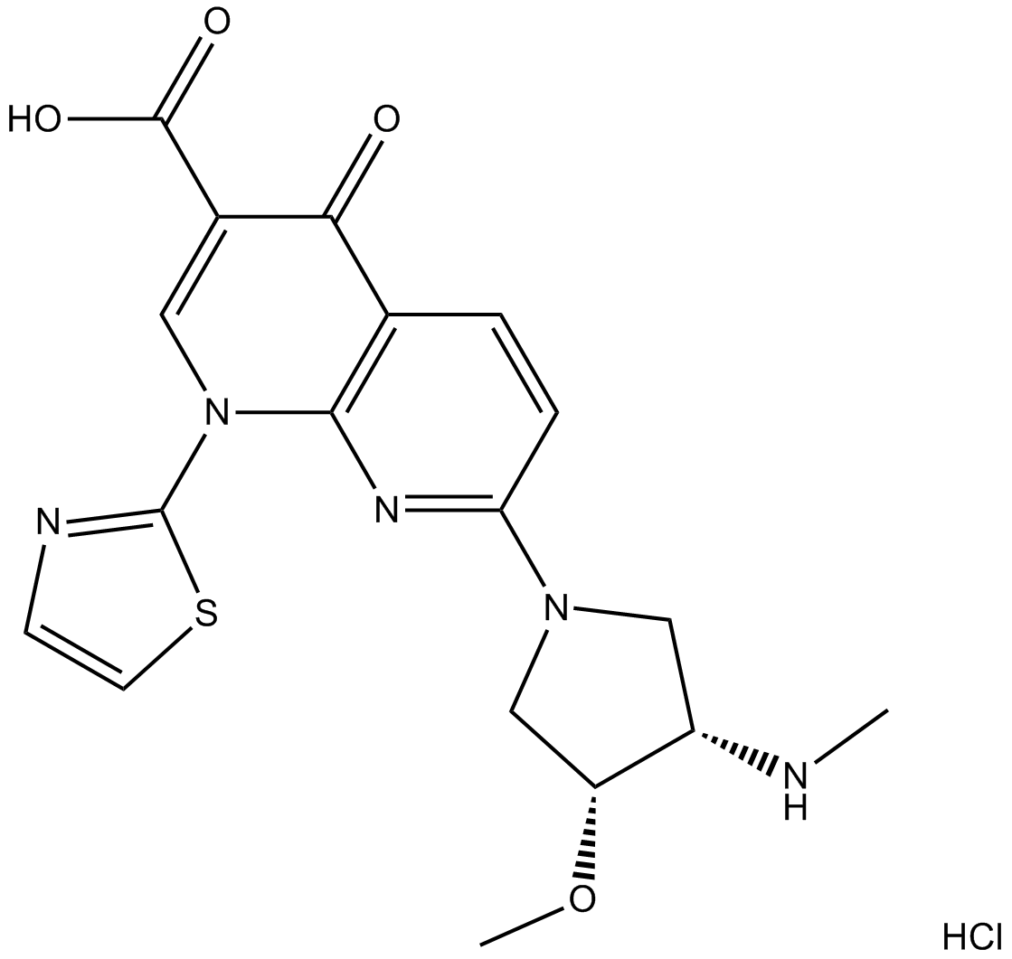 Voreloxin Hydrochloride  Chemical Structure