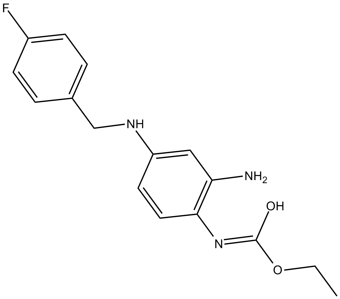 Retigabine  Chemical Structure