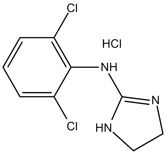 Clonidine HCl Chemische Struktur