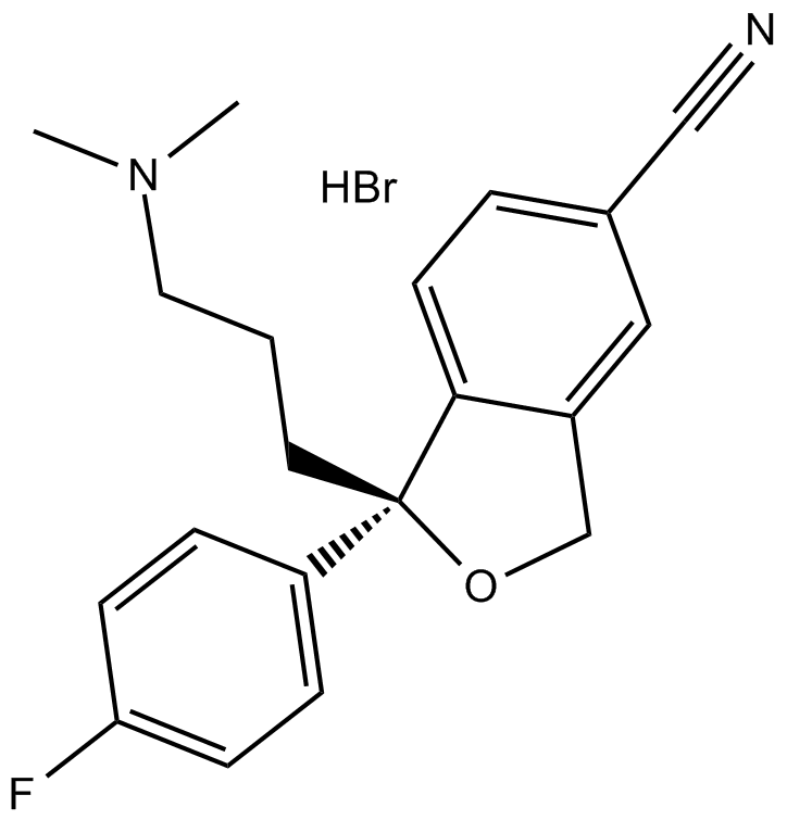 Citalopram hydrobromide 化学構造