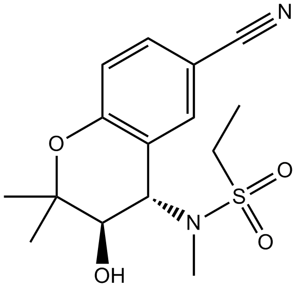 (-)-[3R,4S]-Chromanol 293B  Chemical Structure