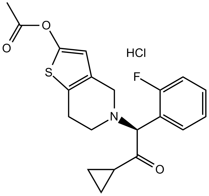 Prasugrel hydrochloride التركيب الكيميائي