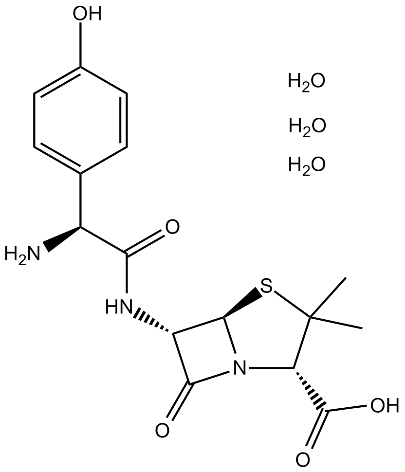 Amoxicillin trihydrate Chemische Struktur