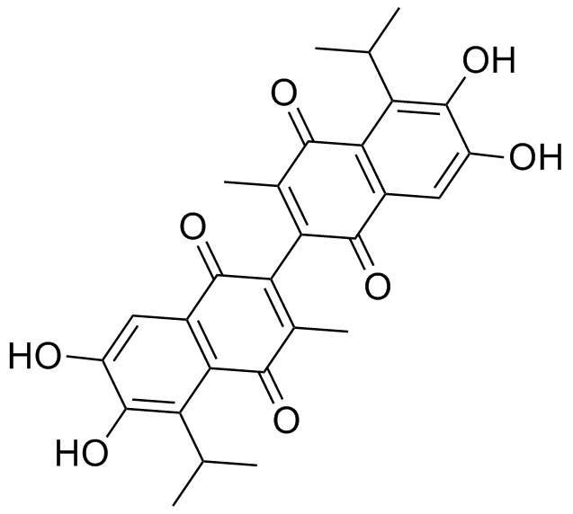 Apogossypolone (ApoG2) التركيب الكيميائي