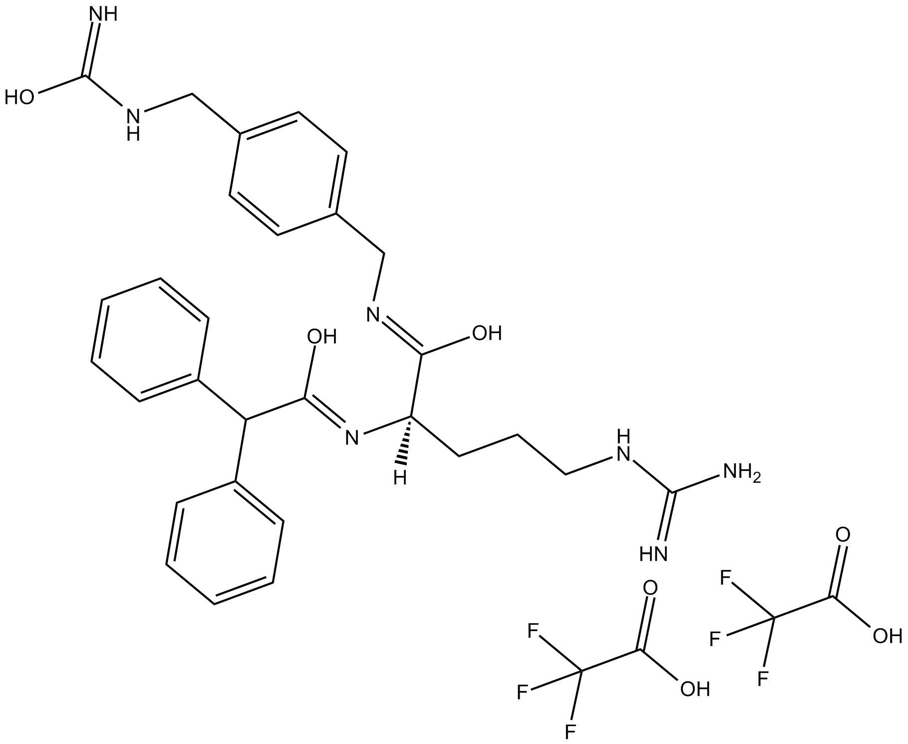 BIBO 3304 trifluoroacetate التركيب الكيميائي