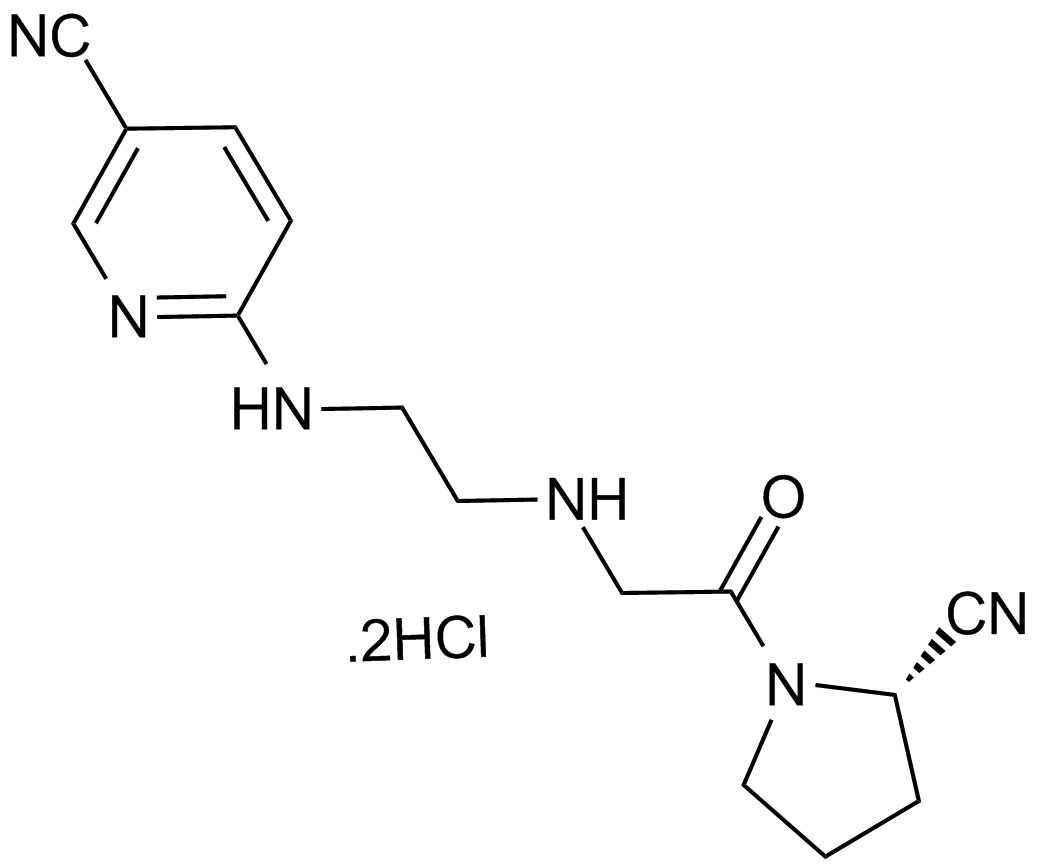 NVP DPP 728 dihydrochloride 化学構造