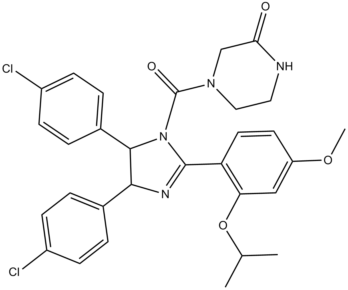 (±)-Nutlin-3  Chemical Structure