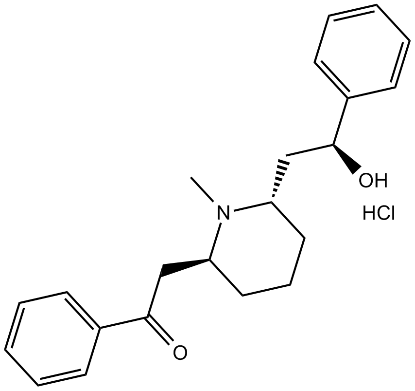 (-)-Lobeline hydrochloride  Chemical Structure