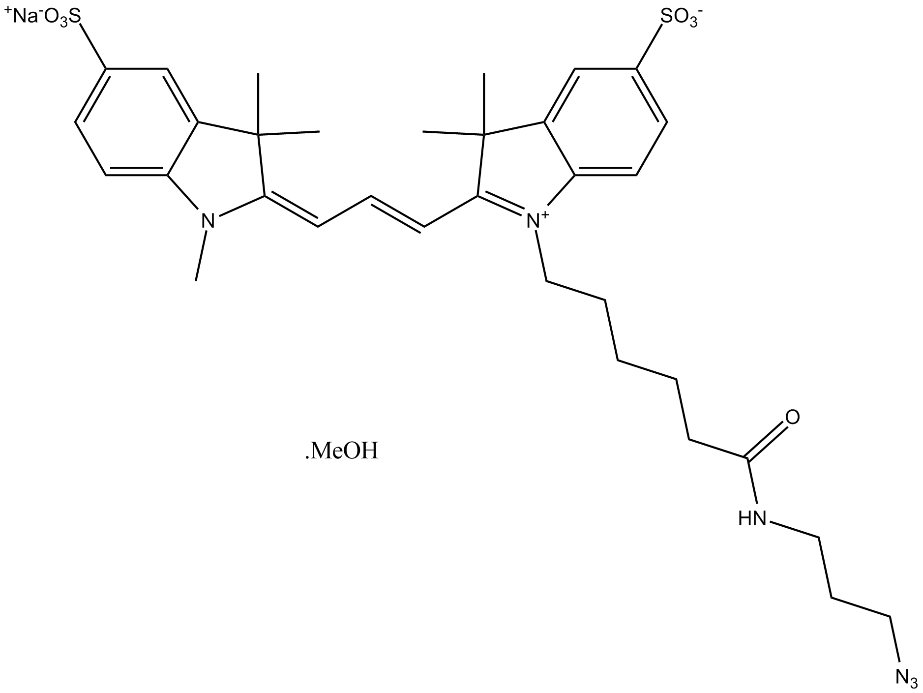Cy3 azide   Chemical Structure