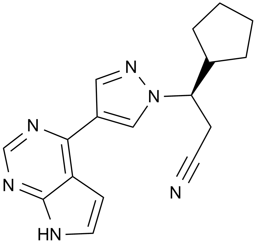 Ruxolitinib (INCB018424) Chemical Structure