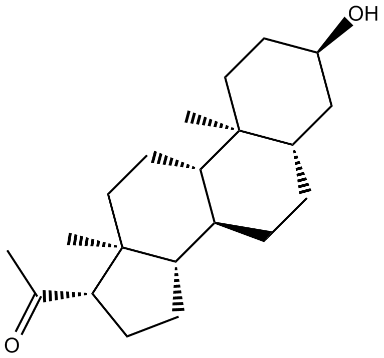 Allopregnanolone  Chemical Structure