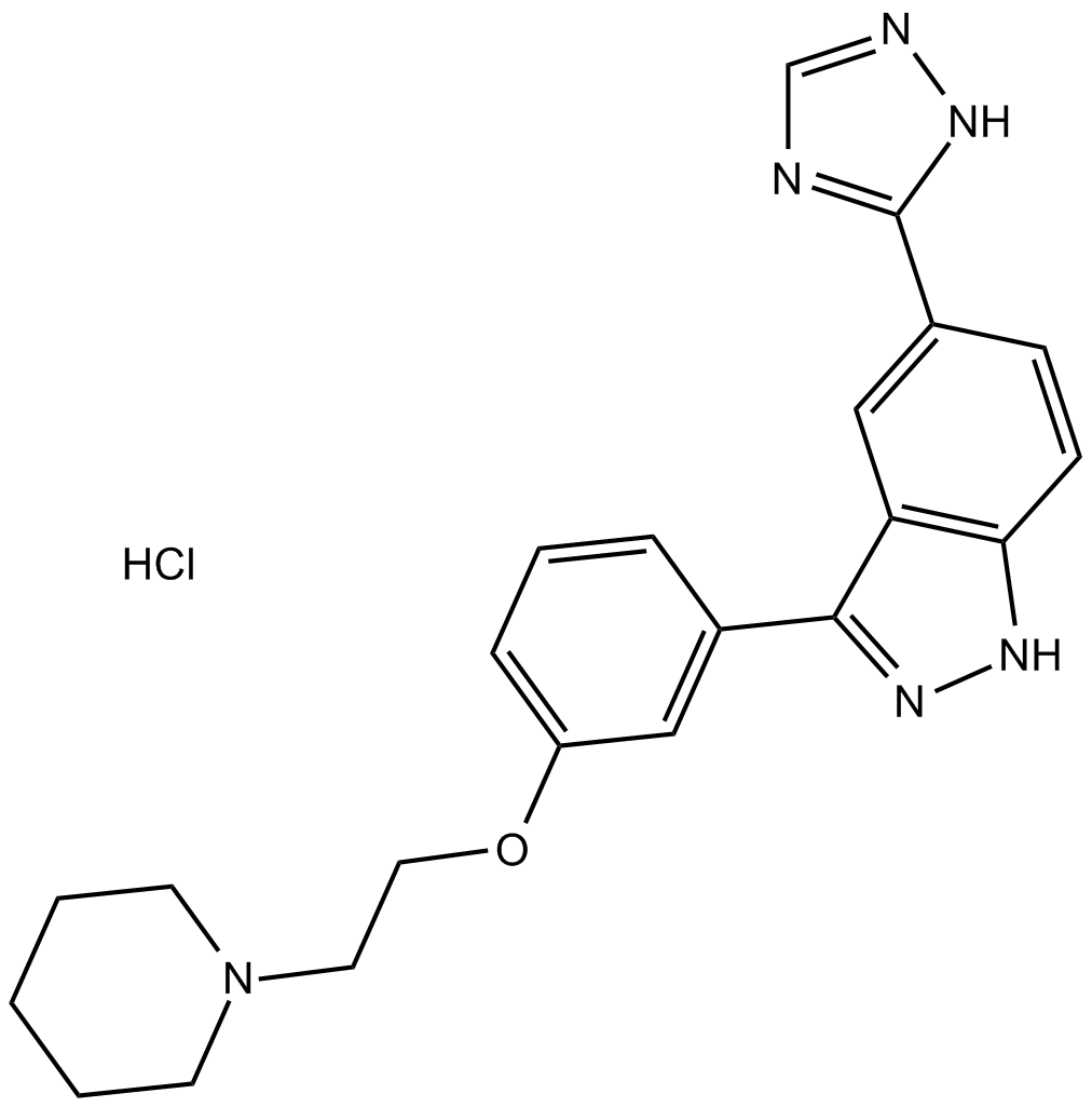 CC-401 hydrochloride  Chemical Structure
