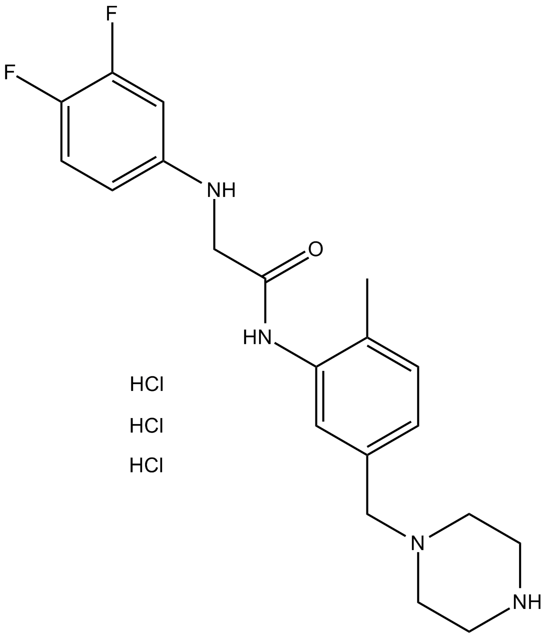 GW791343 HCl  Chemical Structure
