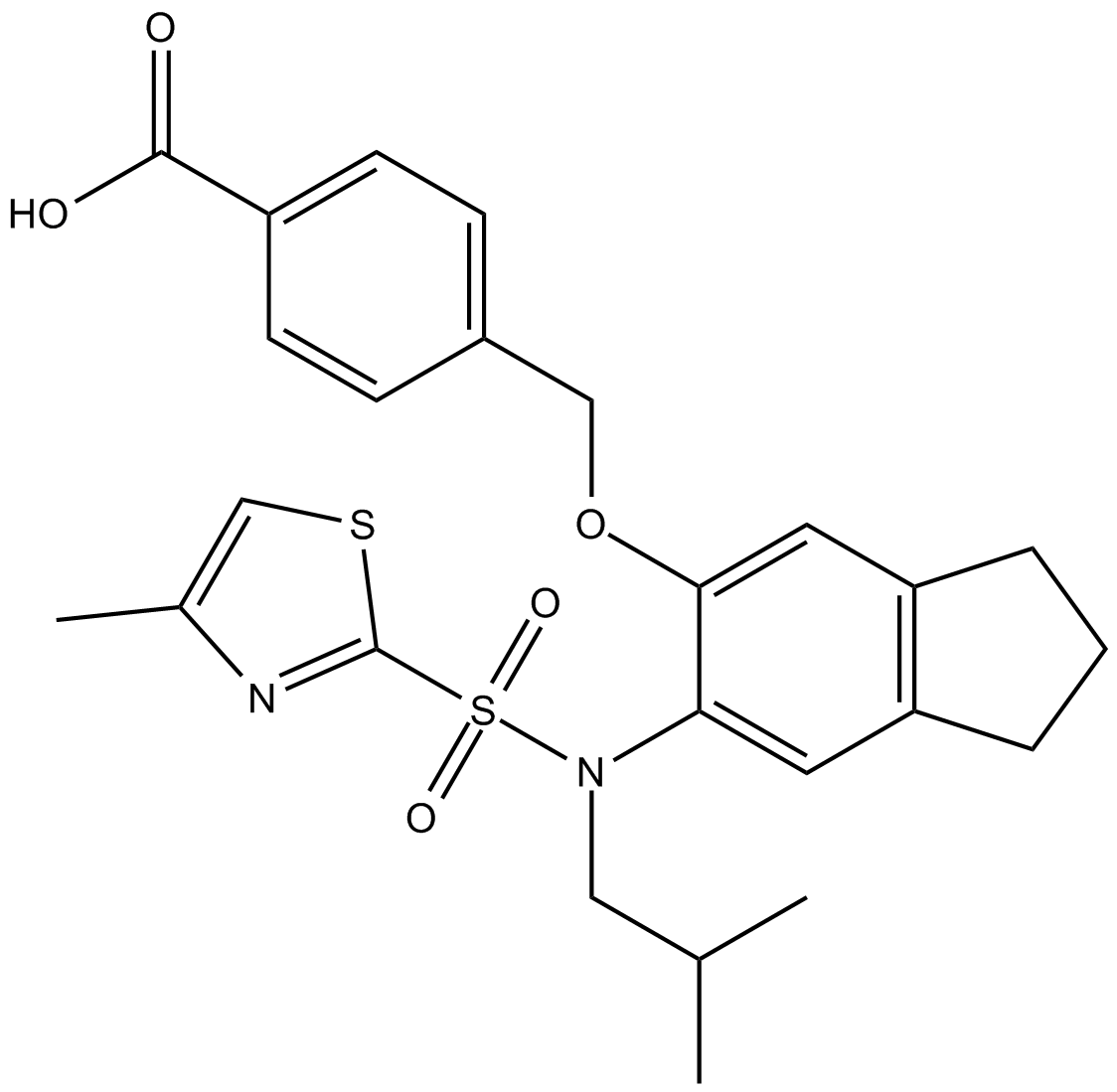 ONO-8130 化学構造