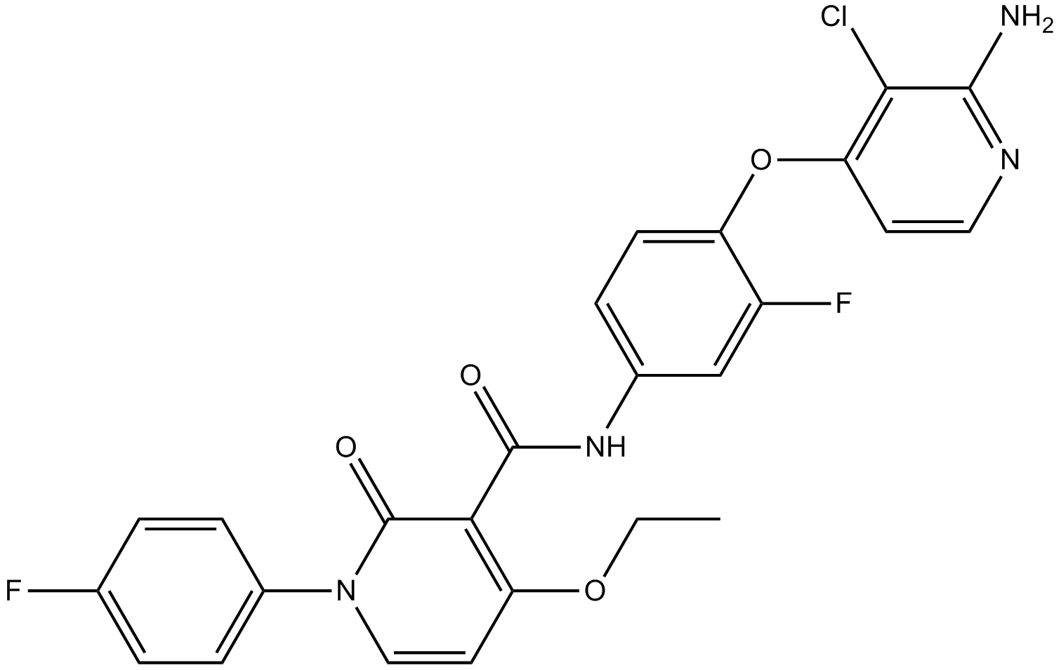 BMS-777607 Chemische Struktur