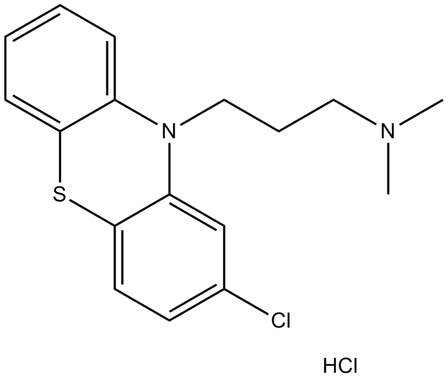 Chlorpromazine HCl  Chemical Structure