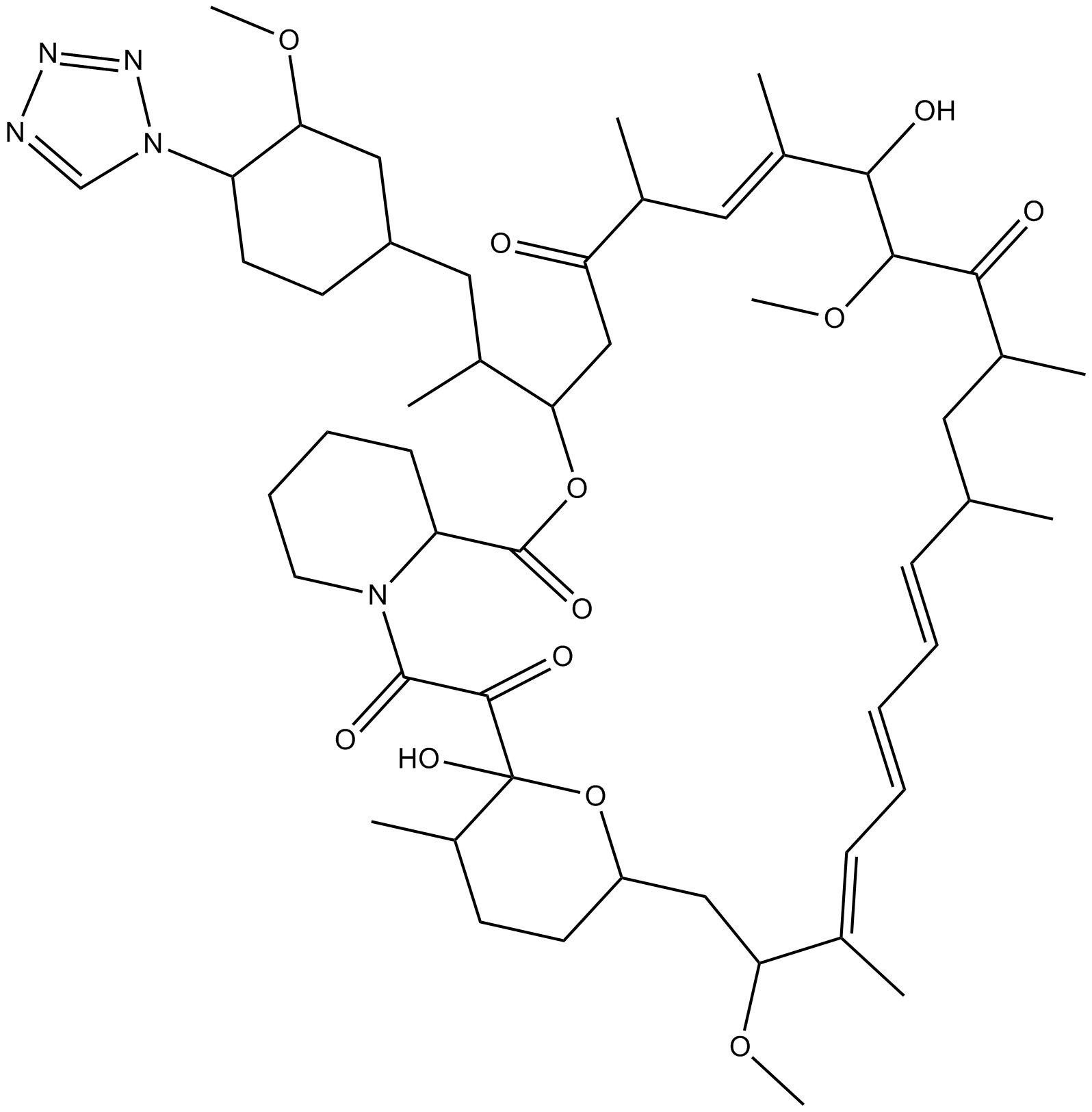 Zotarolimus(ABT-578) Chemical Structure