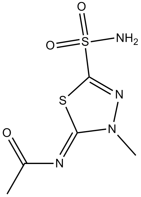 Methazolamide 化学構造