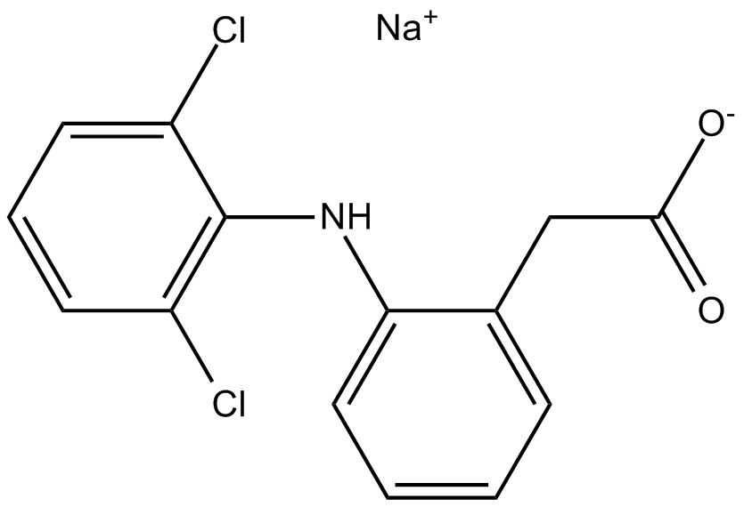 Diclofenac Sodium  Chemical Structure