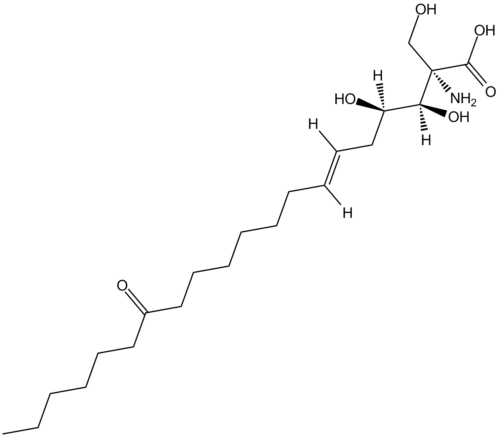 Myriocin  Chemical Structure