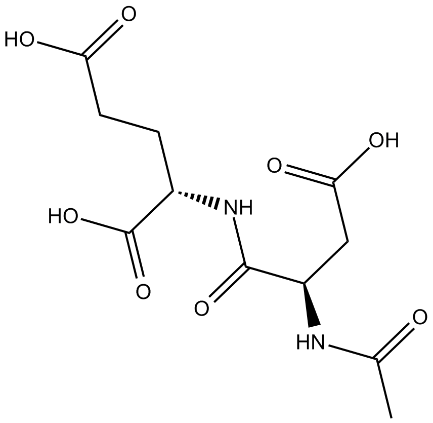 Spaglumic acid 化学構造