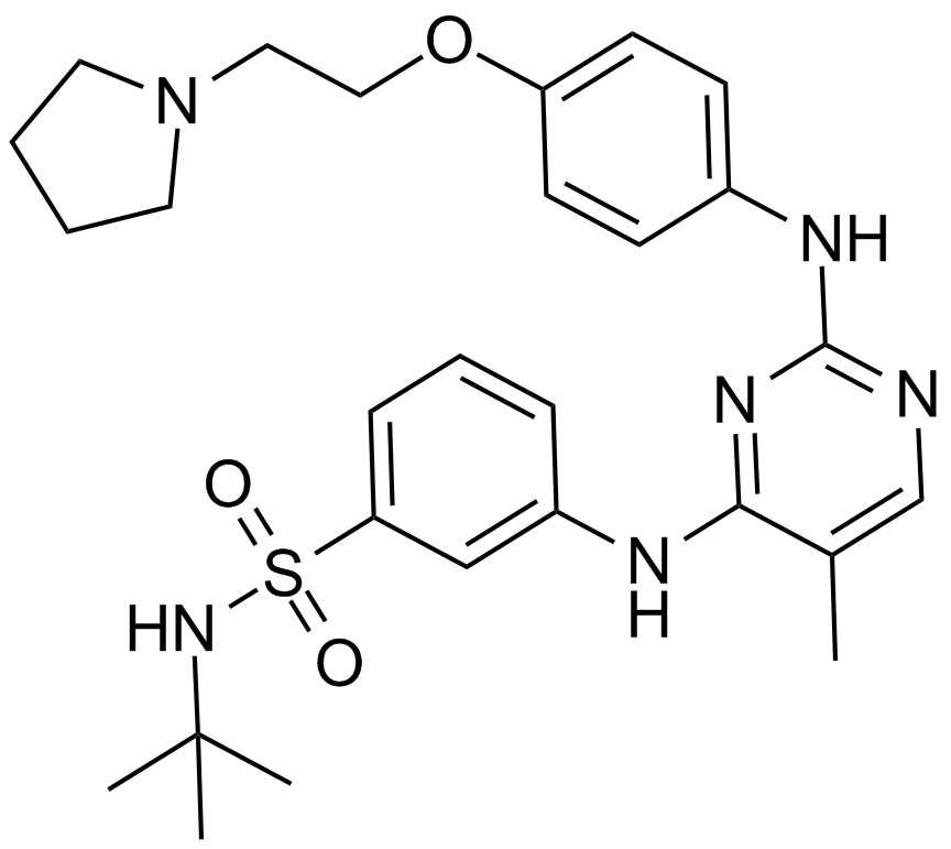 TG101348 (SAR302503) 化学構造
