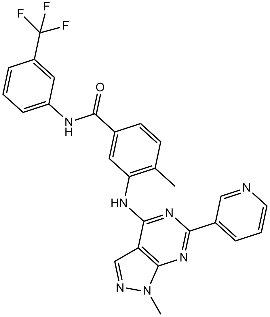 NVP-BHG712 التركيب الكيميائي
