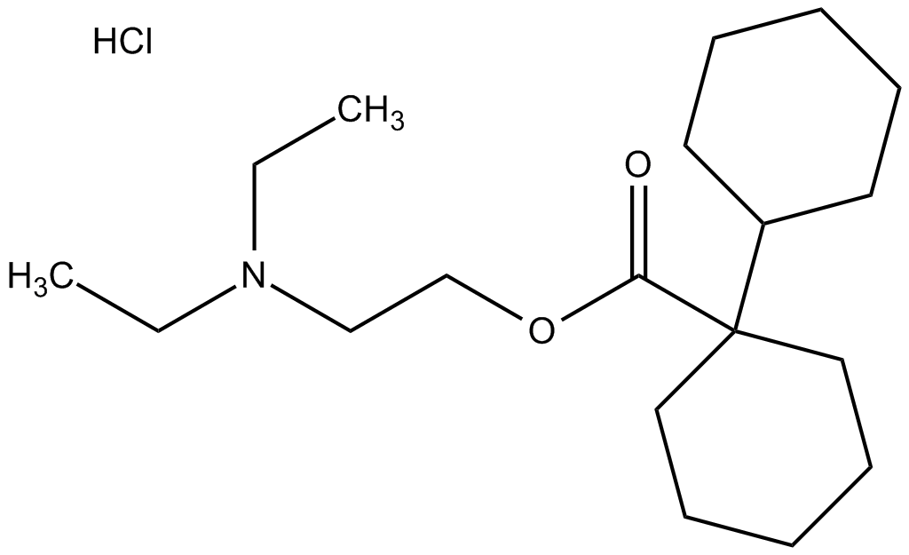 Dicyclomine HCl 化学構造