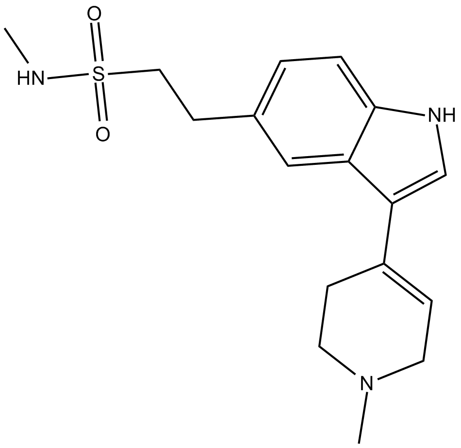 3,4-dihydro Naratriptan 化学構造
