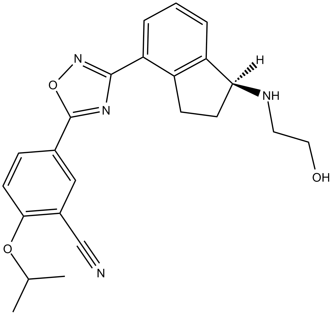 Ozanimod (RPC1063)  Chemical Structure