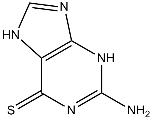 Thioguanine Chemische Struktur