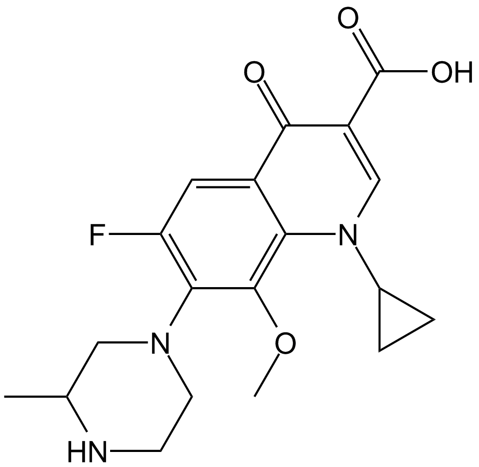 Gatifloxacin 化学構造