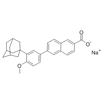 Adapalene sodium salt  Chemical Structure