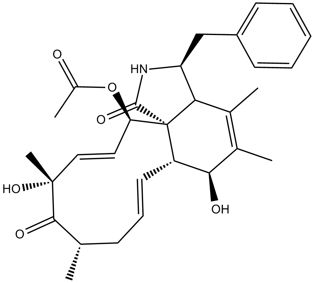 Cytochalasin C 化学構造